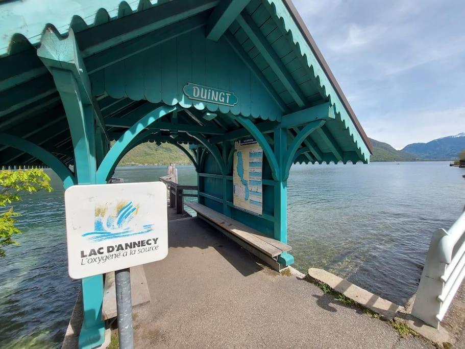 Charmant Et Spacieux Appartement A Quelques Pas Du Lac Duingt Exterior foto