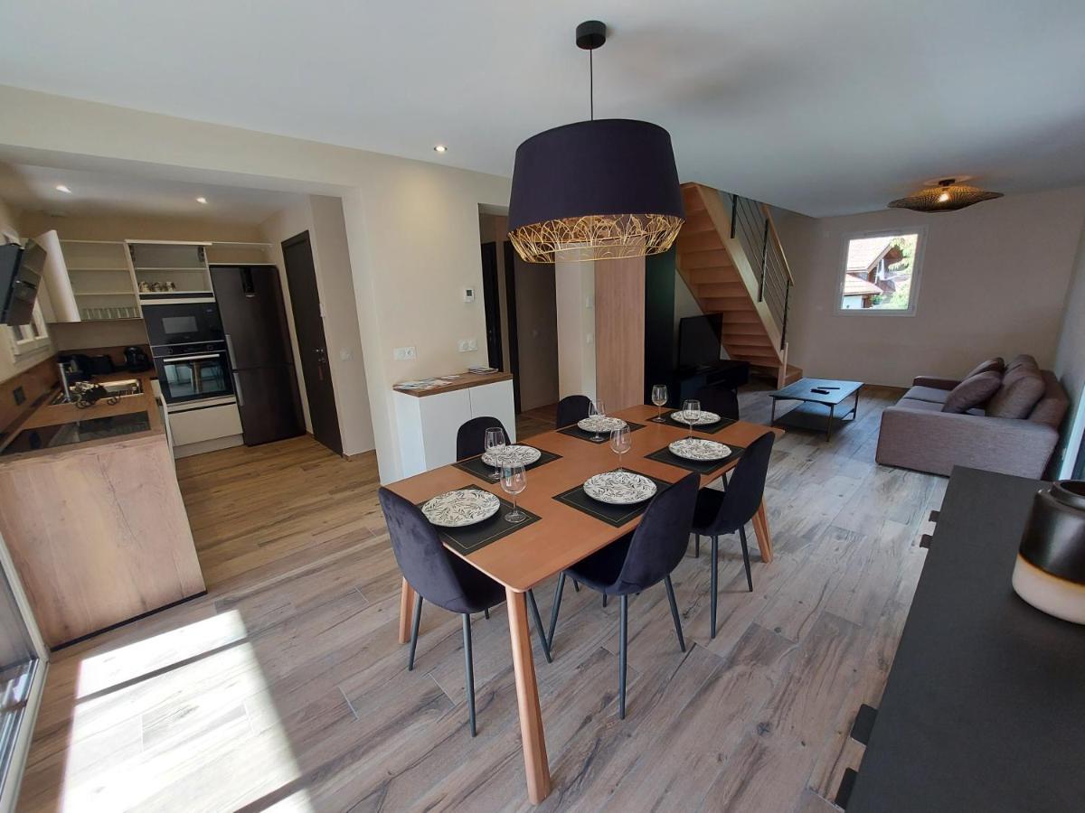 Charmant Et Spacieux Appartement A Quelques Pas Du Lac Duingt Exterior foto